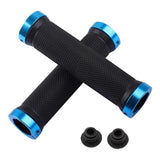 Wanyifa Bicycle Rubber Grips MTB Alloy Lock Bilateral Lock Handlebar Grips Anti Slip Cycling Handlebar Sleeve BMX Bicycle Accessories