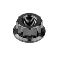Wanyifa Titanium Nut M5 M6 M8 M10 M12 External 12-Point Flange Nut CNC for Bike Motorcycle Car