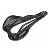 Wanyifa Full Carbon Bicycle Saddle MTB/Road Bike Saddle Ultralight Carbon Leather Rails Bicycle Seat