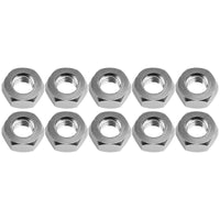 Wanyifa 10pcs Aluminum Nut M3 M4 M5 M6 Anodized Colourful Hexagonal Hex Nuts for Motorcycle