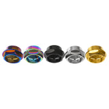 Wanyifa Titanium Nut M25xP1.25mm Flange Hex Head Nut For Ducati Motorcycle Front Hub Bearing Screw Front Axle Nuts