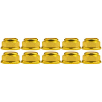 Wanyifa 10pcs Aluminum Nut M2 M3 M4 M5 M6 Anodized Colourful Flange Nylon Lock Hex Nuts