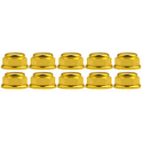 Wanyifa 10pcs Aluminum Nut M2 M3 M4 M5 M6 Anodized Colourful Flange Nylon Lock Hex Nuts
