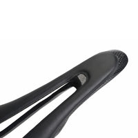 Wanyifa Full Carbon Bicycle Saddle MTB/Road Bike Saddle Ultralight Carbon Leather Rails Bicycle Seat