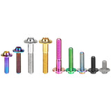 Wanyifa Titanium Bolt M6x10 12 15 20 25 30 35mm Butterfly Umbrella Torx T30 Head with Logo Screw for Bike Motorcycle Car
