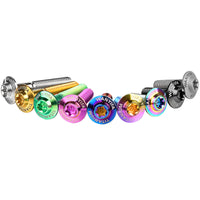 Wanyifa Titanium Bolt M6x10 12 15 20 25 30 35mm Butterfly Umbrella Torx T30 Head with Logo Screw for Bike Motorcycle Car