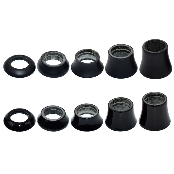 Wanyifa UD Full Carbon Fiber 10 15 20 30mm Mountain Road Bicycle Headset Taper Washer Carbon Headsets Cover Conical Spacers Bicycle Accessories