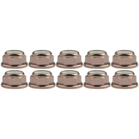 Wanyifa 10pcs Aluminum Nut M2 M3 M4 M5 M6 Anodized Colourful Flange Nylon Lock Hex Nuts