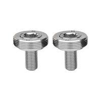 Wanyifa Titanium Bolt M8x15mm Road Bike Crank Bolt with Cap Rubber Ring Waterproof Screw Set for Motorcycle