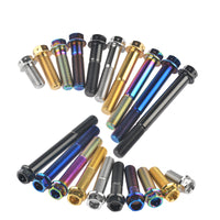 Wanyifa Titanium Bolt M10x20 25 30 35 40 45 50 55 60 65 70 75 80 85 90mm Flange with Drilled Holes Hex Head Srecws Pitch 1.25mm