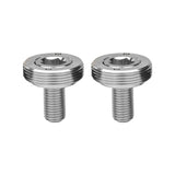 Wanyifa Titanium Bolt M8x15mm Road Bike Crank Bolt with Cap Rubber Ring Waterproof Screw Set for Motorcycle