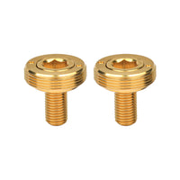 Wanyifa Titanium Bolt M8x15mm Road Bike Crank Bolt with Cap Rubber Ring Waterproof Screw Set for Motorcycle