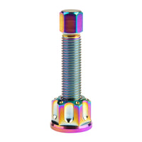 Wanyifa Titanium Bolt M8 M10x47mm Chain Rear Axle Adjuster Bolts Kit for Motocycle Suzuki Yamaha Honda