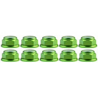 Wanyifa 10pcs Aluminum Nut M2 M3 M4 M5 M6 Anodized Colourful Flange Nylon Lock Hex Nuts