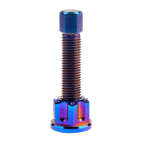 Wanyifa Titanium Bolt M8 M10x47mm Chain Rear Axle Adjuster Bolts Kit for Motocycle Suzuki Yamaha Honda