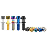 Wanyifa Titanium Bolt M4x15.3mm Taper Torx Head Screw With Washers For Ritchey C260 Bicycle Stem