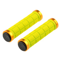 Wanyifa 1 Pair Rubber Bicycle Handlebar Grips Comfortable Bike Handle Grip For MTB/BMX Bike With Plastic End Caps