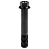 Wanyifa Titanium Bolt M12x30 35 40 45 50 55 60 65 70 75 80 85 90mm Flange Hex Head Screws for Motorcycle Pitch 1.5mm
