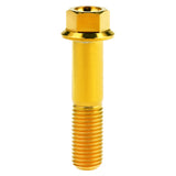 Wanyifa Titanium Bolt M12x30 35 40 45 50 55 60 65 70 75 80 85 90mm Flange Hex Head Screws for Motorcycle Pitch 1.5mm
