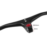 Wanyifa Full Carbon MTB Handlebar Stem 28.6mm -17° Mountain Bike Bar 720~800 80/100mm Bicycle Cycling Accessory