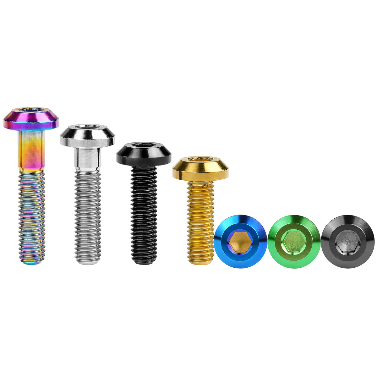 thumbnail image 2 of Tgou Titanium Bolt M8x15mm Square Hex Screws W/ Dust Cap Gasket For 2 of 11