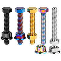 Wanyifa Titanium Bolt M8x50mm Chain Adjuster Bolt & Nut Kit Set for Yamaha MT-09 MT-09SP Tracer 9 XSR900
