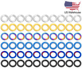 Wanyifa 10pcs Titanium Washer M4 M5 M6 M8 M10 DIN912 Flat Washers Spacer Gaskets US Stock