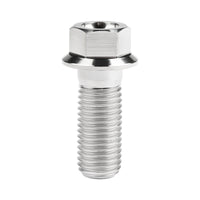Wanyifa Titanium Bolt M12x30 35 40 45 50 55 60 65 70 75 80 85 90mm Flange Hex Head Screws for Motorcycle Pitch 1.5mm