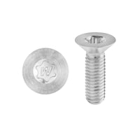 Wanyifa Titanium Bolt M4x8 10 12 15 20 25 30 35mm Countersunk Torx T20 with "W" Logo Screw Ti Fasteners