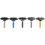 Wanyifa Titanium M6x35mm Bolt & Carbon Fiber 1-1/8" Bicycle Headset Top Cap for Bike Front Fork Stem Top Cover Screw Set