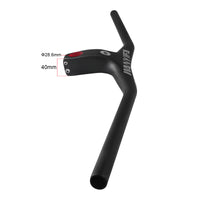 Wanyifa Carbon MTB Handlebar Stem 28.6mm -17Degree Mountain Bike Bar Width 800*100mm Bicycle Parts