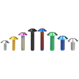 Wanyifa Titanium Bolt M4/M5/M6x10 12 15 20 25 30 35mm Umbrella Torx Head Screw for Bike Motorcycle Disc Brake Ti Fasteners