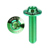 Wanyifa Titanium Bolt M6x10 12 15 20 25 30 35mm Butterfly Umbrella Torx T30 Head with Logo Screw for Bike Motorcycle Car