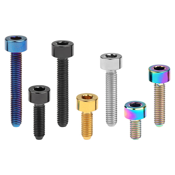 Wanyifa Titanium Bolt M5X10 12 16 118 20 25 30 35 40 45 50 55 60mm Socked Cap Hex Screw Titanium Alloy Bikes Parts I2267108076 Wanyifa Titanium Bolt M5X10 12 16 118 20 25 30 35 40 45 50 55 60mm Socked Cap Hex Screw Titanium Alloy Bikes Parts I2267108076