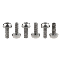 Wanyifa Titanium Bolt M6x17mm Round Hex Head Scerw For Honda Motorcycle 90106-MFL-D20 CBR VFR VTR Fireblade RVF Disc Rotor Screw