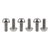 Wanyifa Titanium Bolt M6x17mm Round Hex Head Scerw For Honda Motorcycle 90106-MFL-D20 CBR VFR VTR Fireblade RVF Disc Rotor Screw
