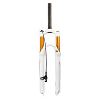 Wanyifa Aluminium Alloy Bicycle Front Fork 26/27.5/29Inch Straight Tube Line Control RL120mm Air Suspension Fork For MTB Bike
