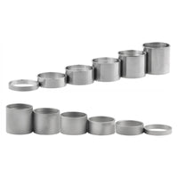 Wanyifa Titanium Washer 1-1/8" Bike Headset Fork Spacer 5+10+15+20+25+30mm Set for Mountain Bicycle Front Fork Gaskets