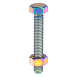 Wanyifa Titanium Bolt M8x50mm Chain Adjuster Bolt & Nut Kit Set for Yamaha MT-09 MT-09SP Tracer 9 XSR900