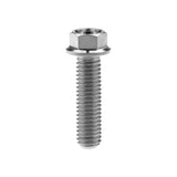 Wanyifa Titanium Bolt M12x30 35 40 45 50 55 60 65 70 75 80 85 90mm Flange Hex Head Screws For Motorcycle Pitch 1.25mm