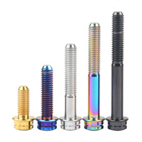 Wanyifaチタンフランジ12ポイントボルトM8x1520 25 30 35 40 45 50 55 60 65 80mmT40トルクスピッチ1.25mm自動車用オートバイ