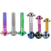 Wanyifa Titanium Bolt M5x10 12 15 20 25 30 35mm Butterfly Umbrella Torx T25 Head with Logo Screw for Bicycle Motorcycle Car