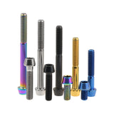 WanyifaチタンボルトM6x1015 16 18 20 25 30 35 40 45 50 55 6065mmテーパーヘッドアレンキースクリュー自転車ヘッドセットブレーキボルト用