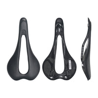 Wanyifa Full Carbon Bicycle Saddle MTB/Road Bike Saddle Ultralight Carbon Leather Rails Bicycle Seat