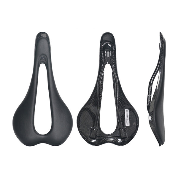 Sella WEST BIKING In Fibra Di Nylon E Pelle: Leggera E Comoda Per MTB, Corsa E Triathlon (270x142mm)