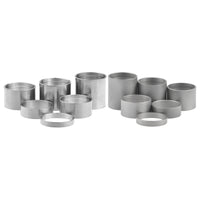 Wanyifa Titanium Washer 1-1/8" Bike Headset Fork Spacer 5+10+15+20+25+30mm Set for Mountain Bicycle Front Fork Gaskets