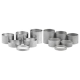 Wanyifa Titanium Washer 1-1/8" Bike Headset Fork Spacer 5+10+15+20+25+30mm Set for Mountain Bicycle Front Fork Gaskets