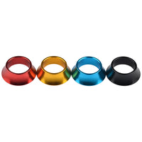 Wanyifa Aluminum Alloy 1-1/8" Bike Headset Spacer Bicycle Cycling Steerer Tube Conical Spacers Height 15mm