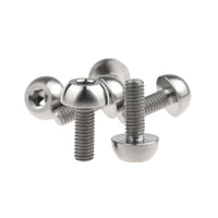 Wanyifa Titanium Bolt M6x17mm Round Hex Head Scerw For Honda Motorcycle 90106-MFL-D20 CBR VFR VTR Fireblade RVF Disc Rotor Screw