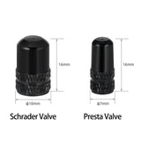 Wanyifa Aluminum Alloy Presta Schrader Valve Cap Car Tire/Rim Valve/Wheel Air Port Dust Cover Stem Caps